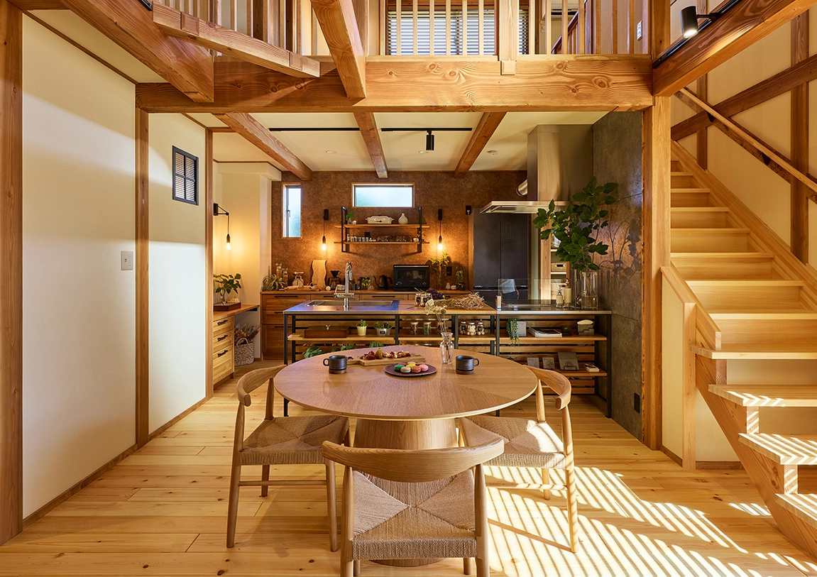 【笛吹市】宿泊体感型モデルハウス「くだもの畑の桐の家」/ 中央道 一宮御坂IC近くの写真